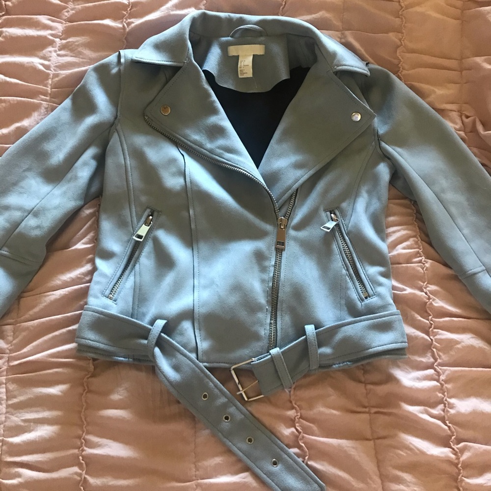 H&M Faux Suede Motor (biker) Jacket
